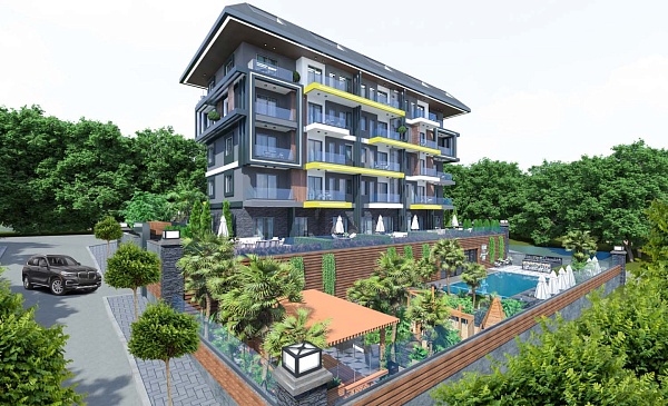 Купить Апартаменты 2+1 (63 кв.м.)  в новостройке, Турция Moreway Investment